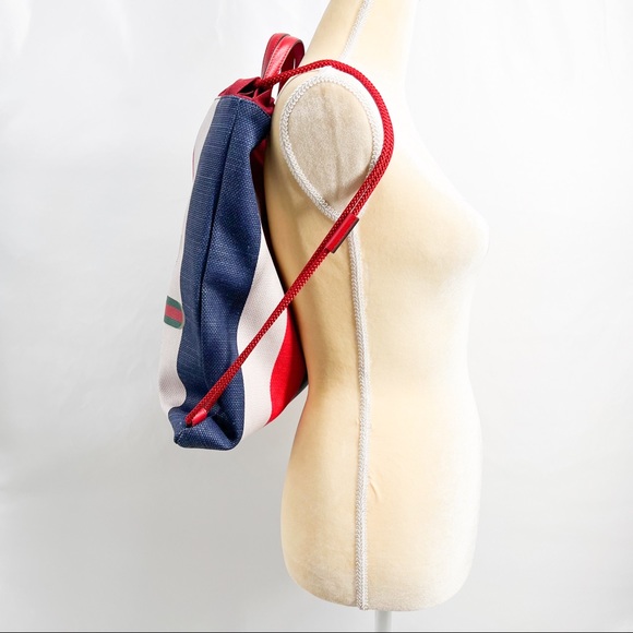 Gucci Sylvie Stripe Backpack 2018 Collection - Picture 12 of 16